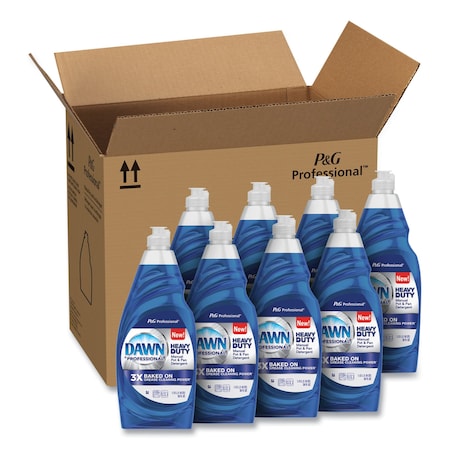 Dawn Professional Heavy-Duty Manual Pot/Pan Dish Detergent, Original Scent, 38 oz Bottle, 8PK 80730044